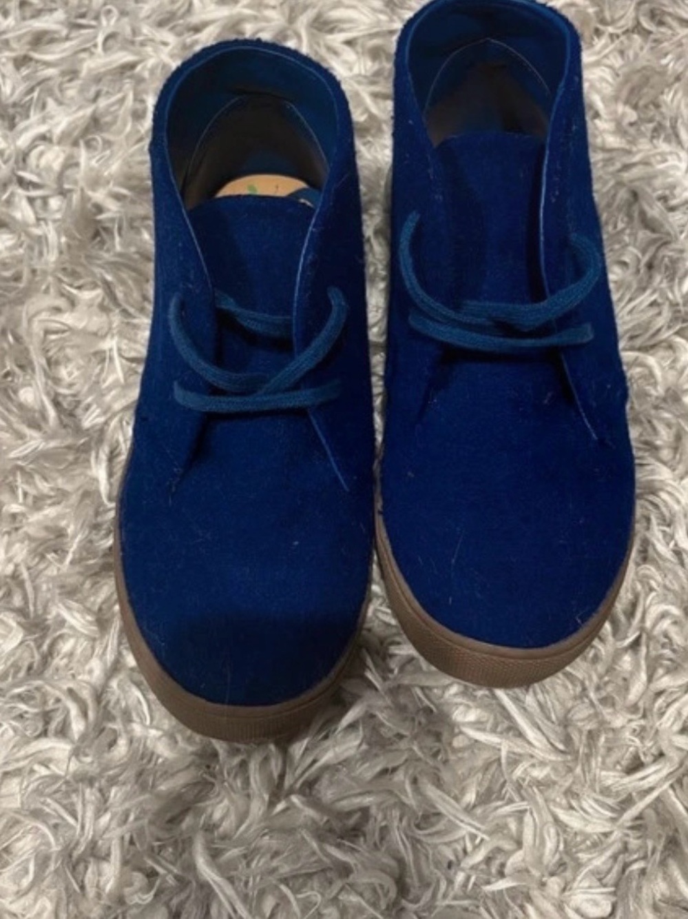 Crewcuts Blue Wool Boots Boys Size 1